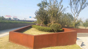 永春耐候钢挡土墙